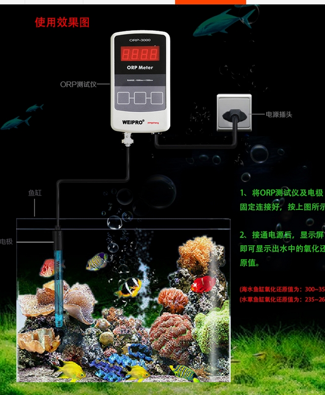 Marine Aquarium Orp - Medidor de AQUARIUM ORP WEIPRO ORP