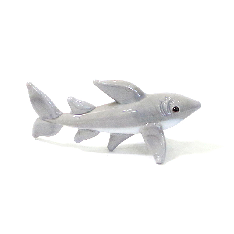 Figura de Tiburón de Vidrio He - Marine Aquarium Orp reseña y precio