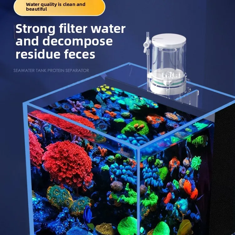 Nuevo Mini Separador de Proteí - Marine Aquarium Protein Skimmer reseña y precio