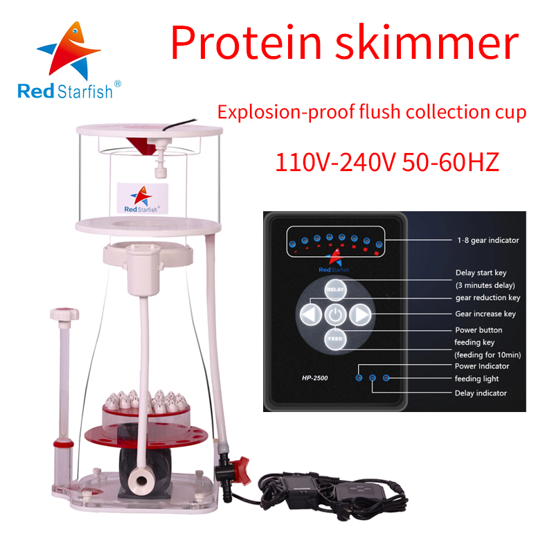 Bomba de sumidero para espumad - Marine Aquarium Protein Skimmer reseña y precio