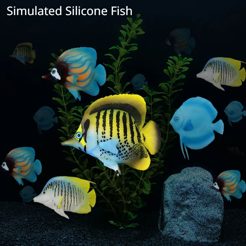Pez luminoso de silicona simul - Marine Aquarium Orp reseña y precio