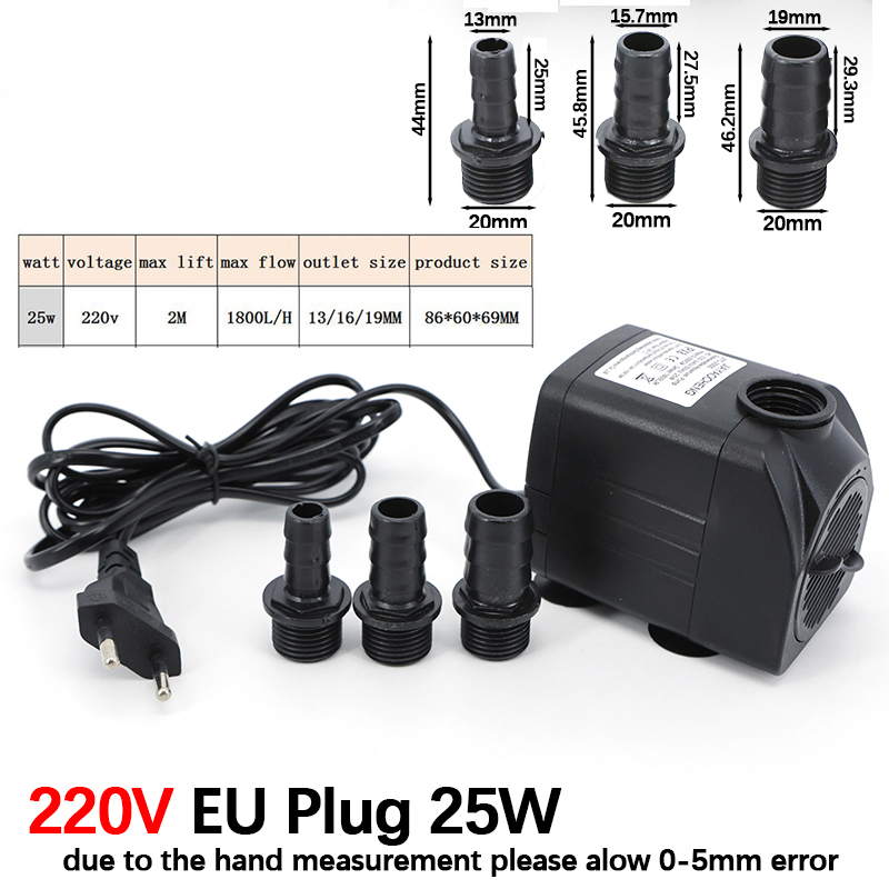 Bomba de Agua Sumergible AC 22 - Marine Aquarium Nano reseña y precio