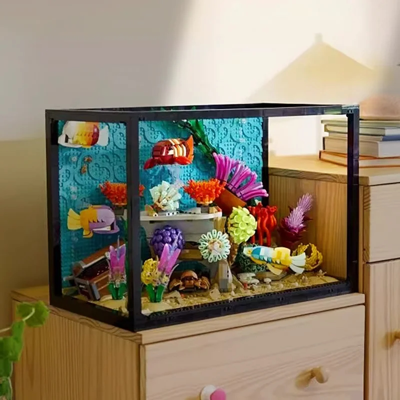 Colección difícil de animales  - Marine Aquarium Cube reseña y precio