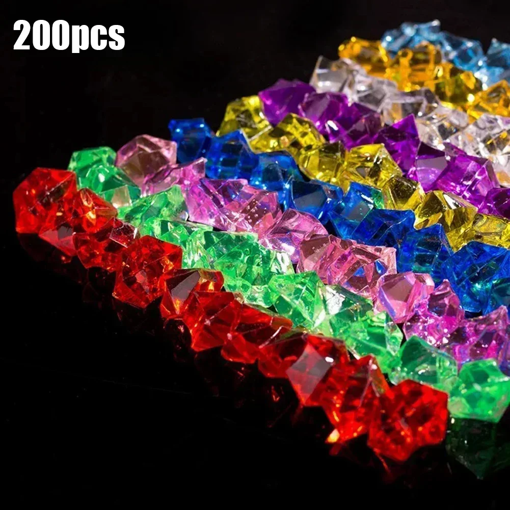 200 Uds. De piedras acrílicas  - Marine Aquarium Cube reseña y precio