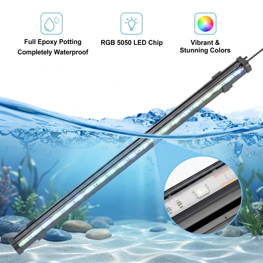 Lámpara LED USB para Acuario,  - Marine Aquarium Nano reseña y precio